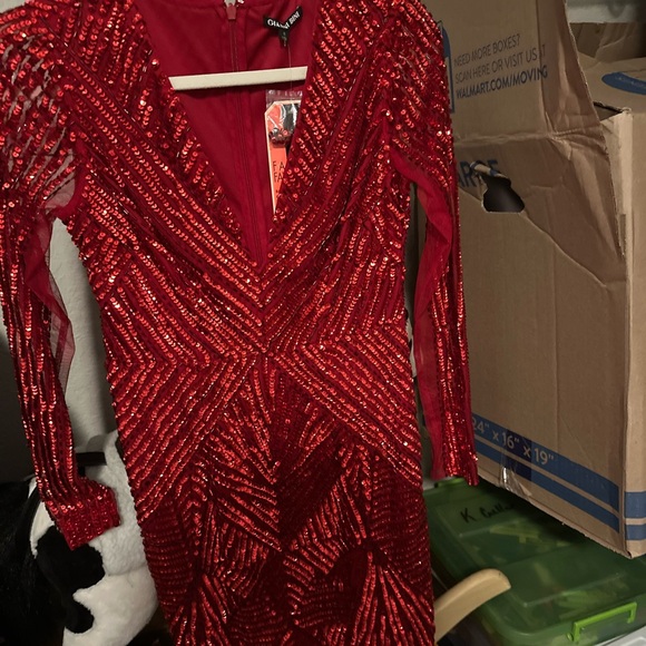 Gorgeous sequin cocktail dress - Picture 3 of 4